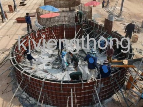 แบบหล่อบ่อ ใช้งานจริงที่ชลบุรี